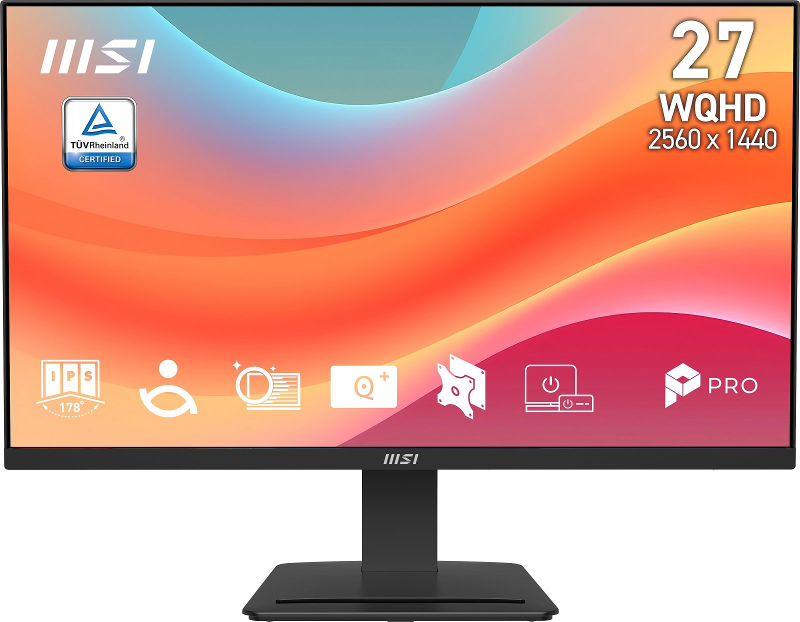 27 hüvelykes MSI PRO MP273Q E7 monitor