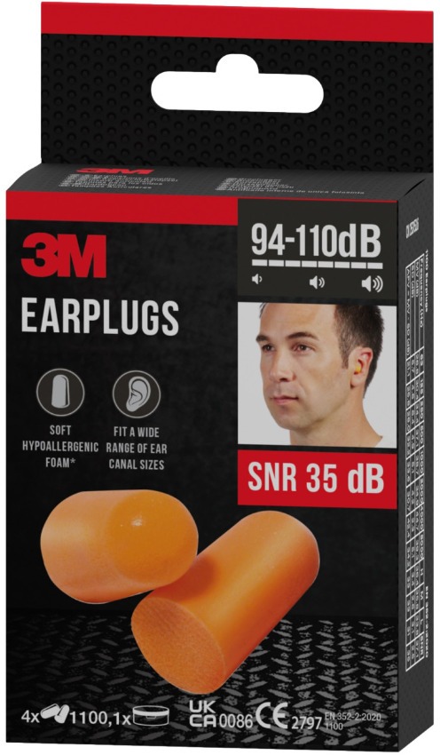 3M Füldugó + tárolódoboz, 4 pár