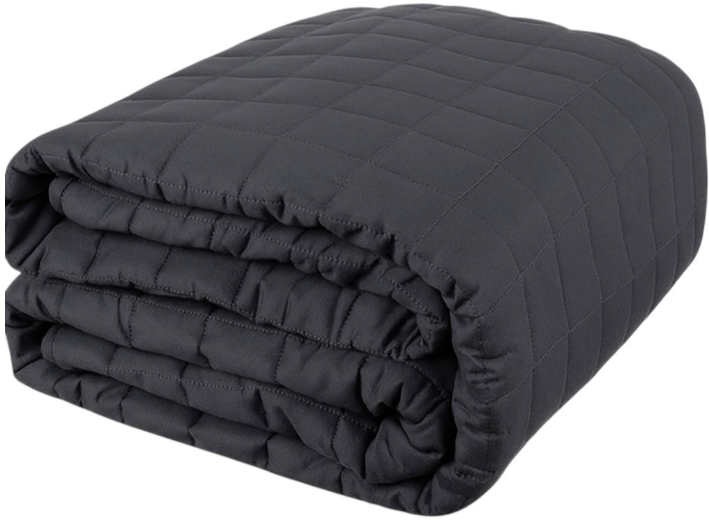Ruhhy 24427 Anti-stressz súlyozott takaró 10 kg, 200 × 220 cm szürke