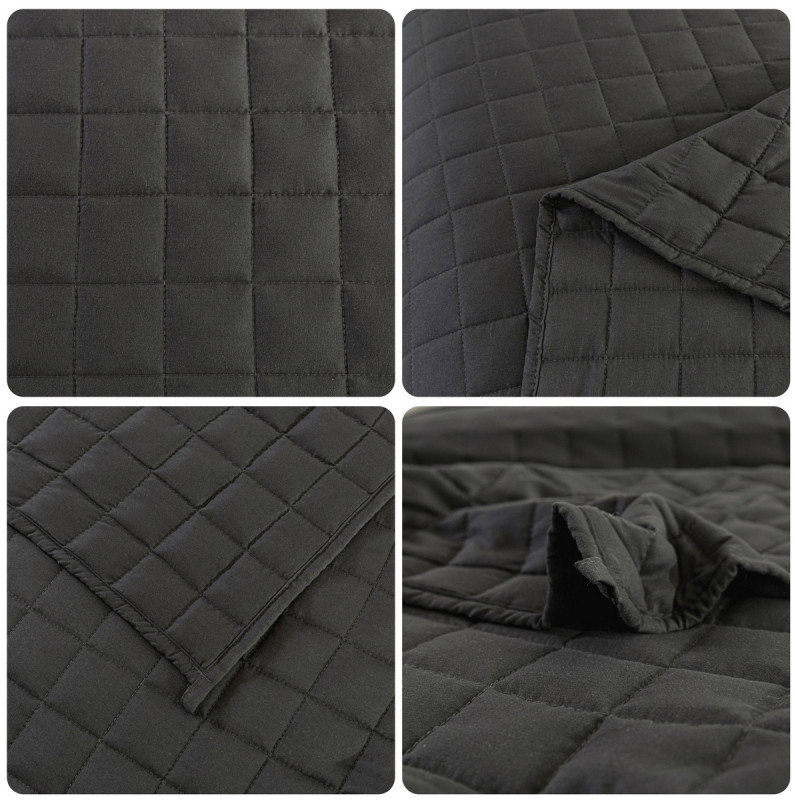 Posteloholici 1272052 Anti-stressz súlyozott takaró 5 kg, 150 × 200 cm, szürke
