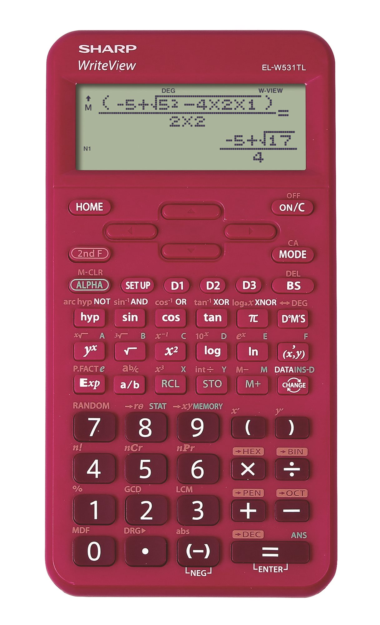 Sharp EL-W531TL piros
