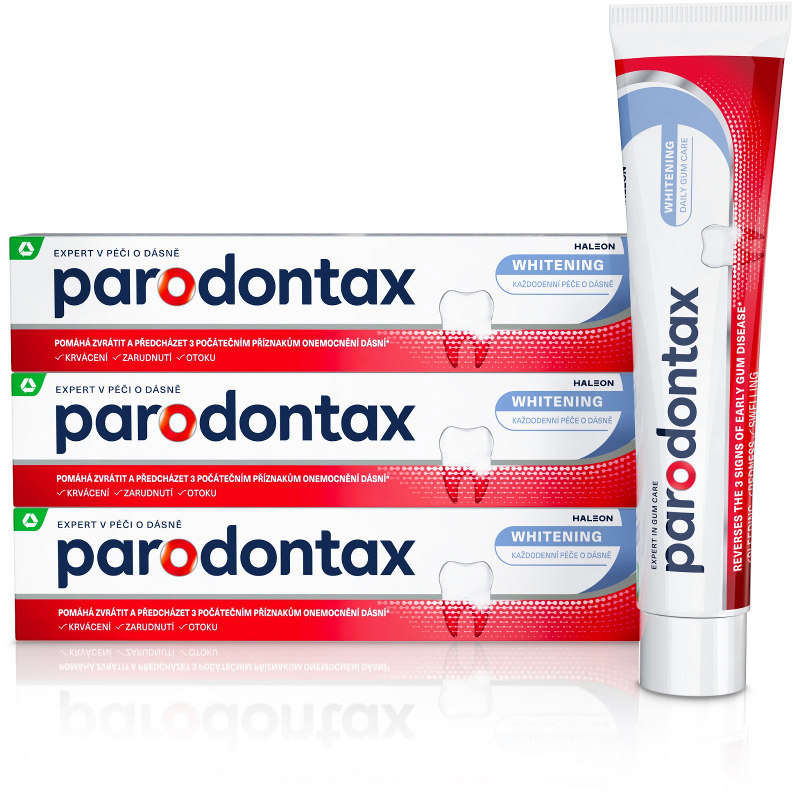 PARODONTAX Whitening 3x 75 ml